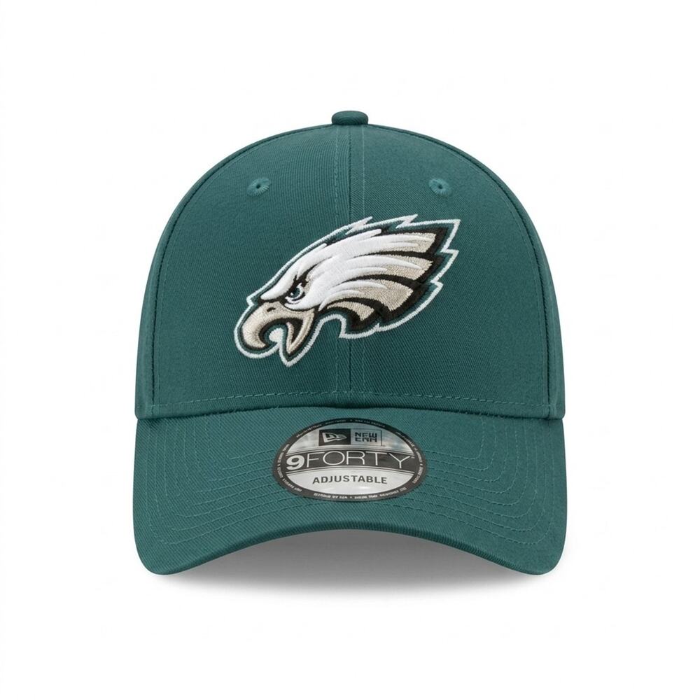 New Era 9FORTY Philadelphia Eagles Hat NFL Adjustable Snapback Green NWT